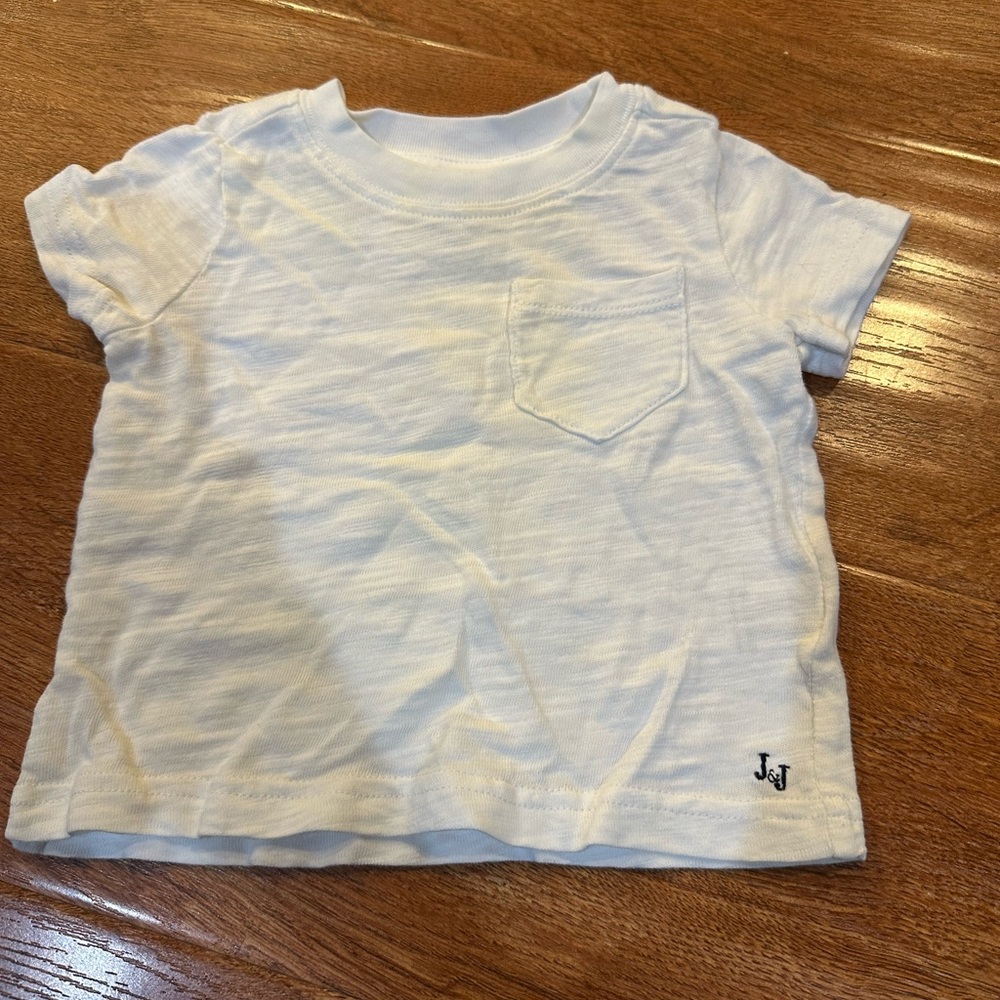 Janie and Jack White Short Sleeve Tee